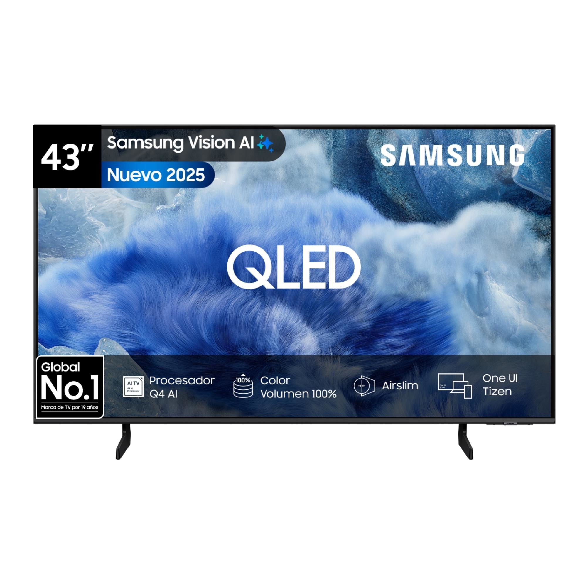 Televisor 43" Qled 4k Uhd Vision Ia 43q8faa Smart Tv Samsung