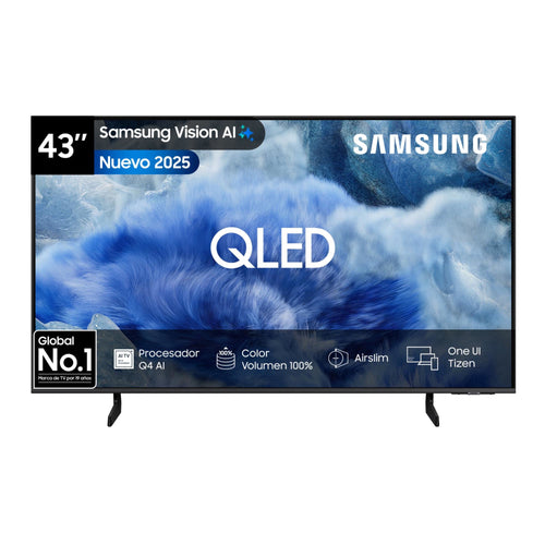 Televisor 43" Qled 4k Uhd Vision Ia 43q8faa Smart Tv Samsung