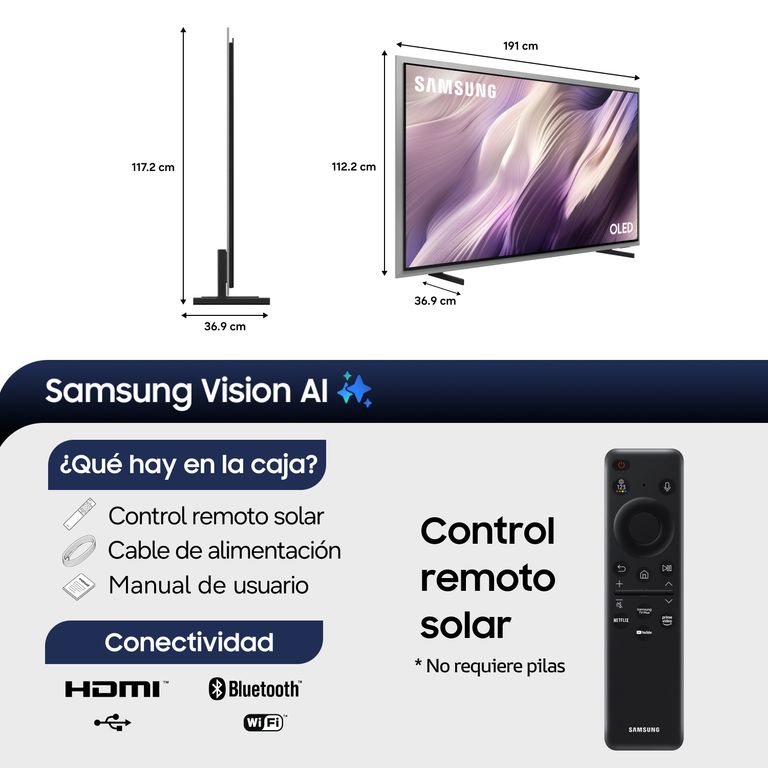 Samsung 83 OLED S95H 4K Vision AI Smart TV 2026