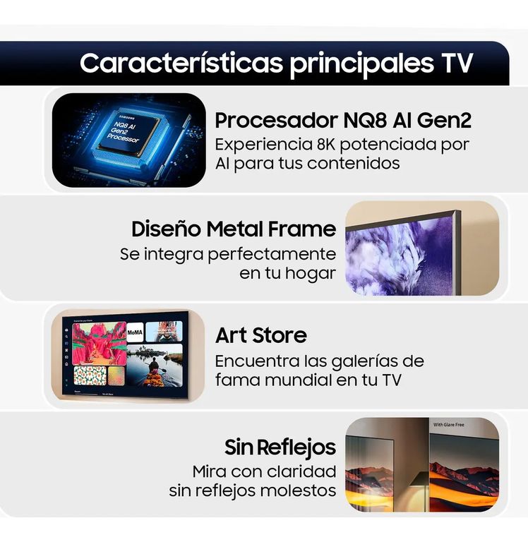 Samsung 65 Neo QLED Mini Led 8K QN900F Vision AI Smart TV 2025