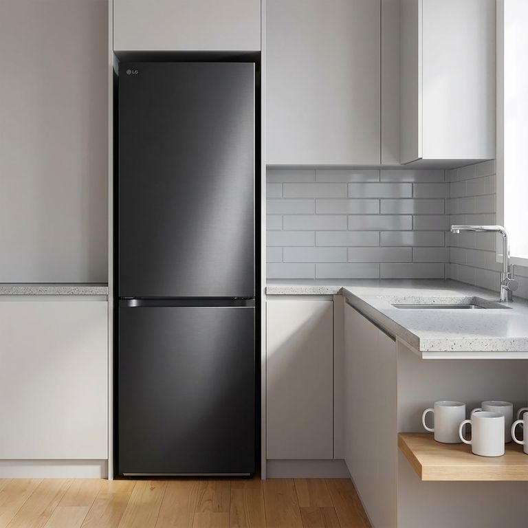 Lg Refrigerador Bottom Freezer No Frost 344 Litros Negro GB37BPT