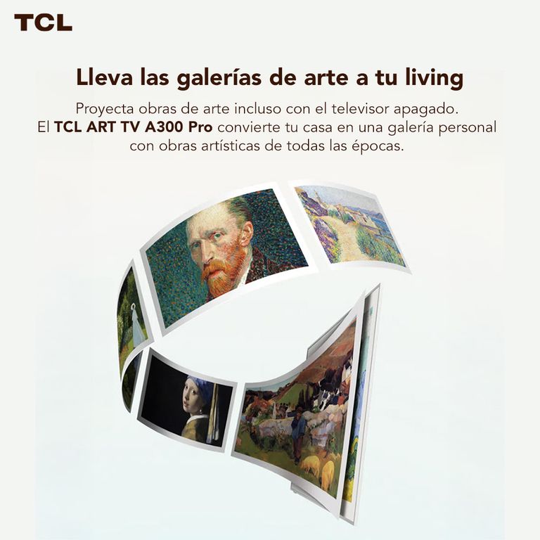 Tcl Smart TV 85" QLED ART TV A300 Pro Soundbar Incluido