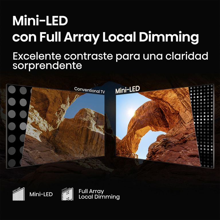 Hisense Smart Tv 55" QLED MINILED 4K UHD 55U6QV