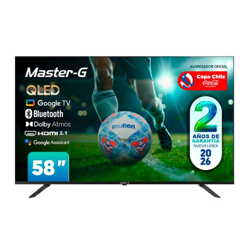 Master G Smart TV QLED 58 Google TV 4K Bluetooth MGGK58UFQ5