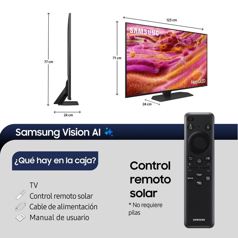 Samsung 55" Neo QLED Mini Led 4K QN90F Vision AI Smart TV (2025)