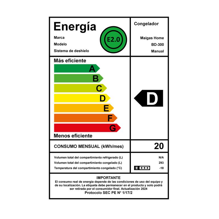 Maigas Congelador Horizontal Dual 293 LT High Freezing BD300