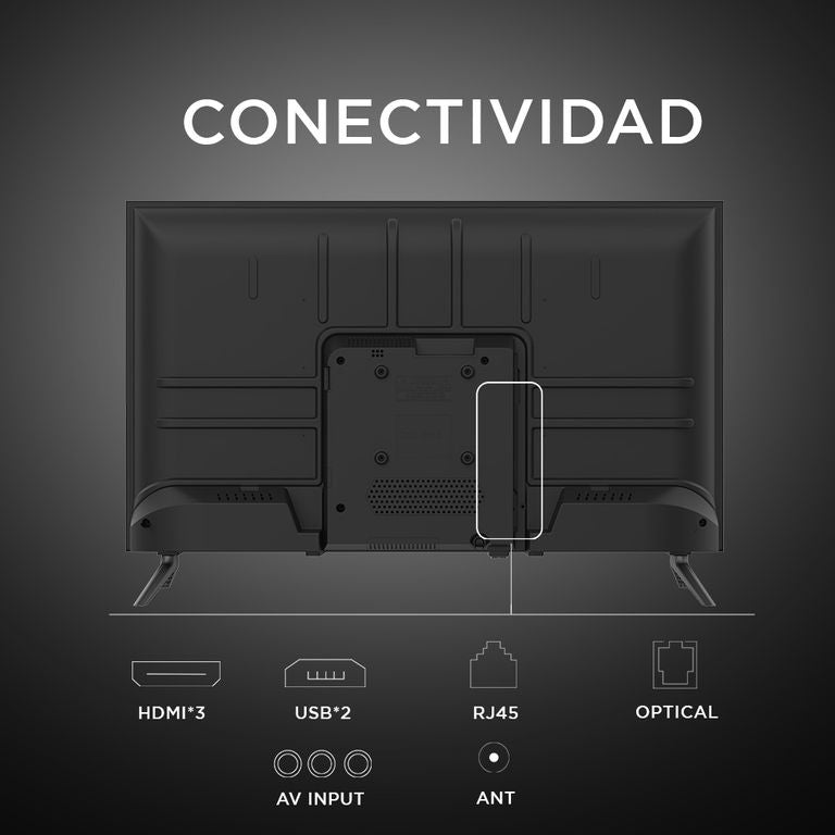 Caixun Smart TV LED Roku TV 32 HD C32V1HR