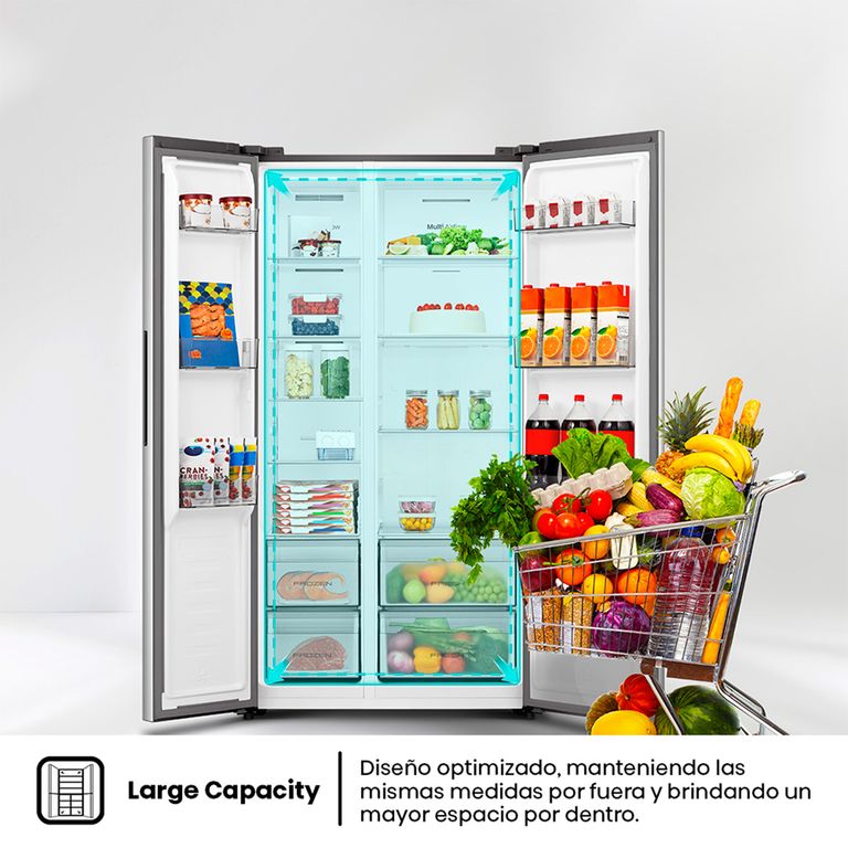 Hisense Refrigerador Side By Side 544 Litros No frost RS3P558NECF