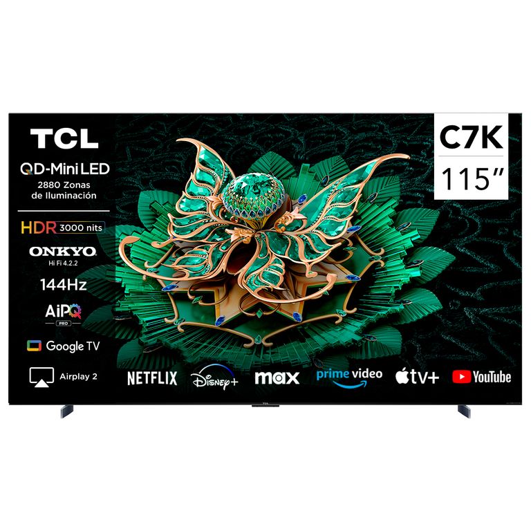 Tcl Smart TV 115" 4K QLED Mini LED 115C7K