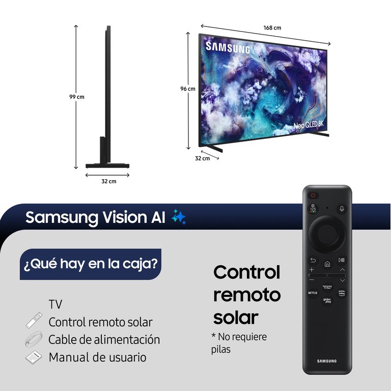 Samsung 75 Neo QLED 8K QN900F Vision AI Smart TV 2025