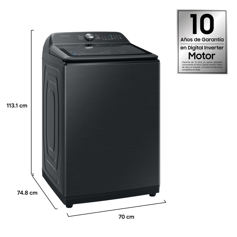 Samsung Lavadora De Carga Superior 24Kg Con Eco Bubble