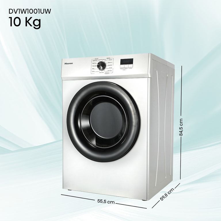 Hisense Secadora 10kg de ventilación DV1W1001UW