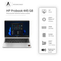 Hp Notebook 445 G8 Ryzen 5 5th 16GB 512GB AMD Vega 2GB– Edición Exclusiva –Win Office– Rea