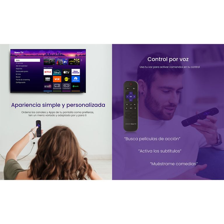 Aiwa Smart Tv 32 Hd Wifi Sistema Roku Tv