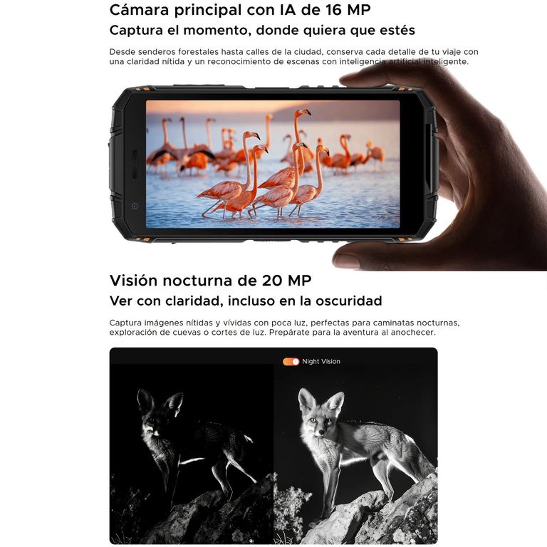 Doogee Fire 3 Ultra Celular Resistente, Pantalla 5.5 pulgadas con Cámara Nocturna