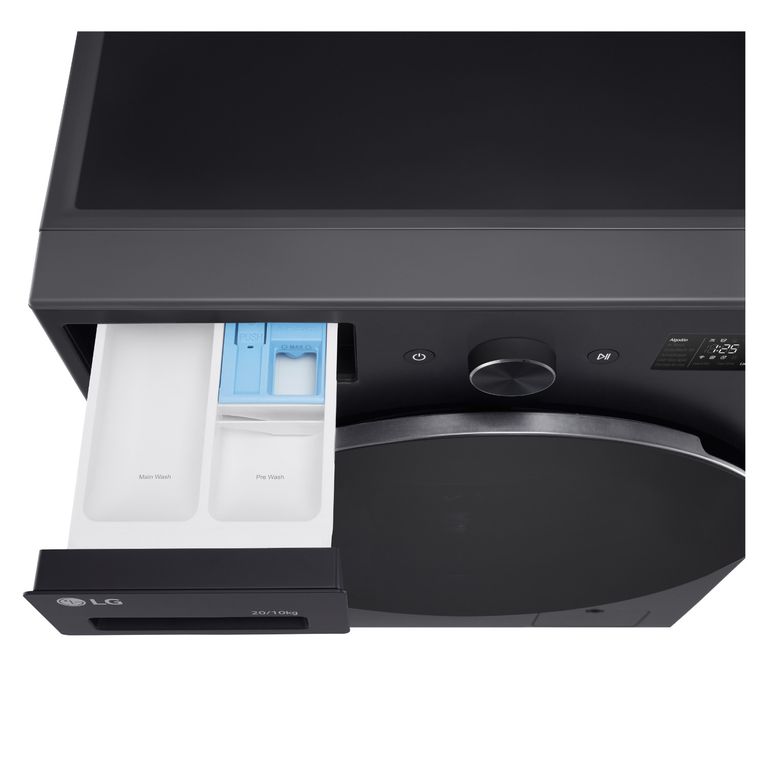 Lg Lavadora Carga Frontal 20Kg con AIDD™ WM20EGNTSPG