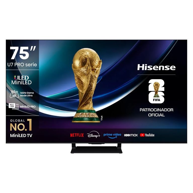 Hisense Televisor 75" ULED 4K GoogleTV 75U7QG PRO