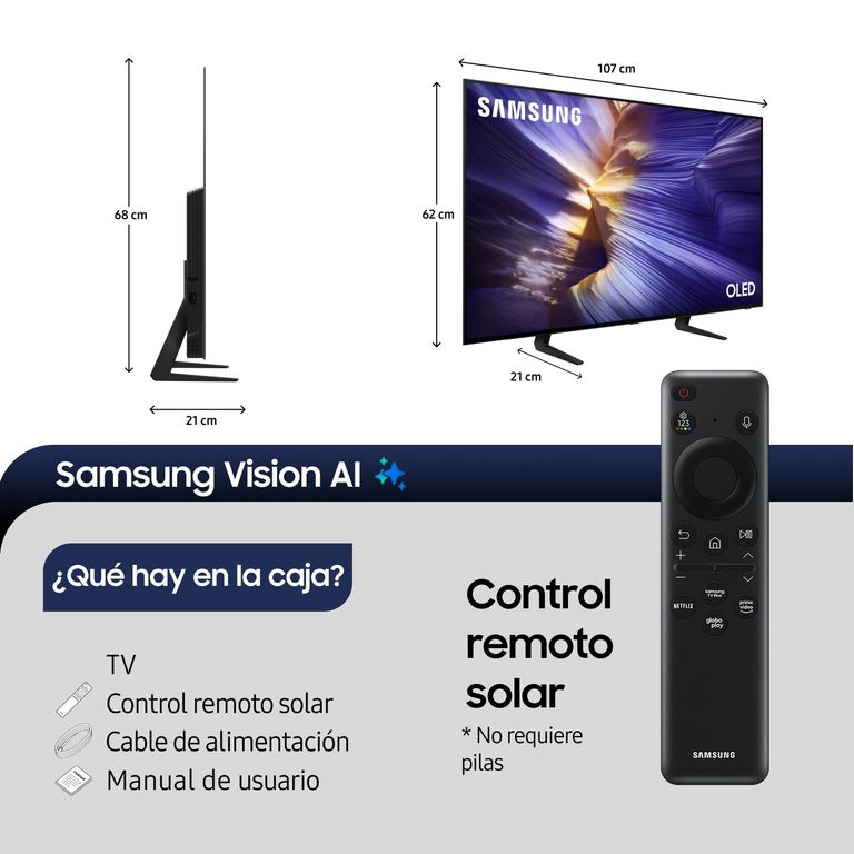 Samsung 48" OLED S90F 4K Vision AI Smart TV (2025)