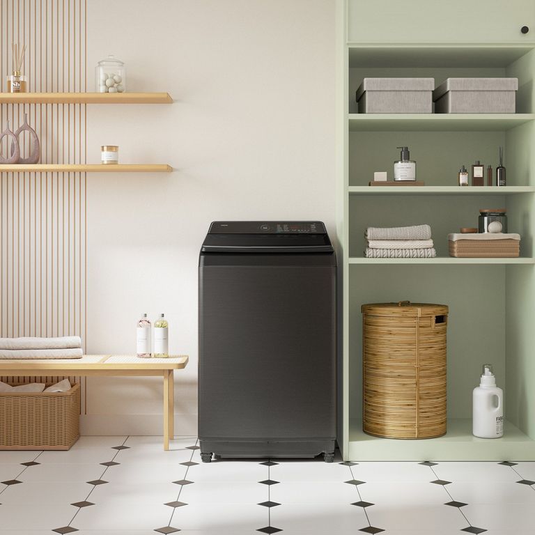 Samsung Lavadora Carga Superior 21Kg Bespoke AI WA80F21S8BZS