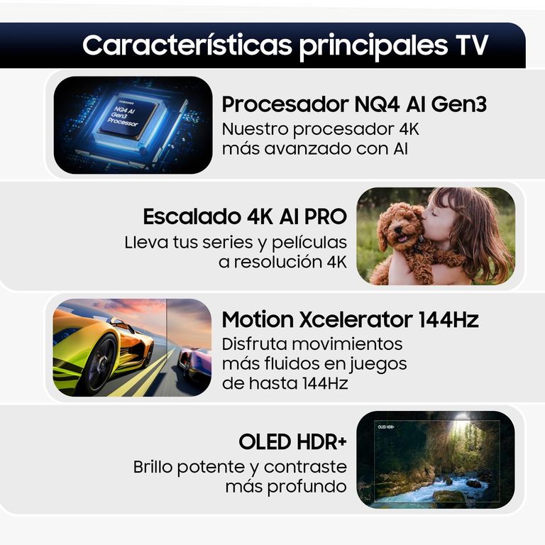 Samsung 48" OLED S90F 4K Vision AI Smart TV (2025)
