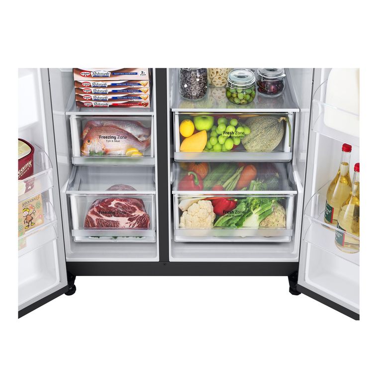 Lg Refrigerador Side By Side 635 litros con InstaView GS66SXTCG