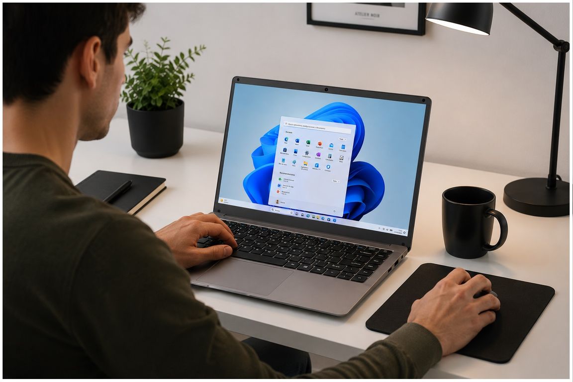 Startechoffice Notebook 14 Pulgadas Intel N3350 6GB RAM 128GB SSD Windows 10 Pro Laptop Portátil WIFI