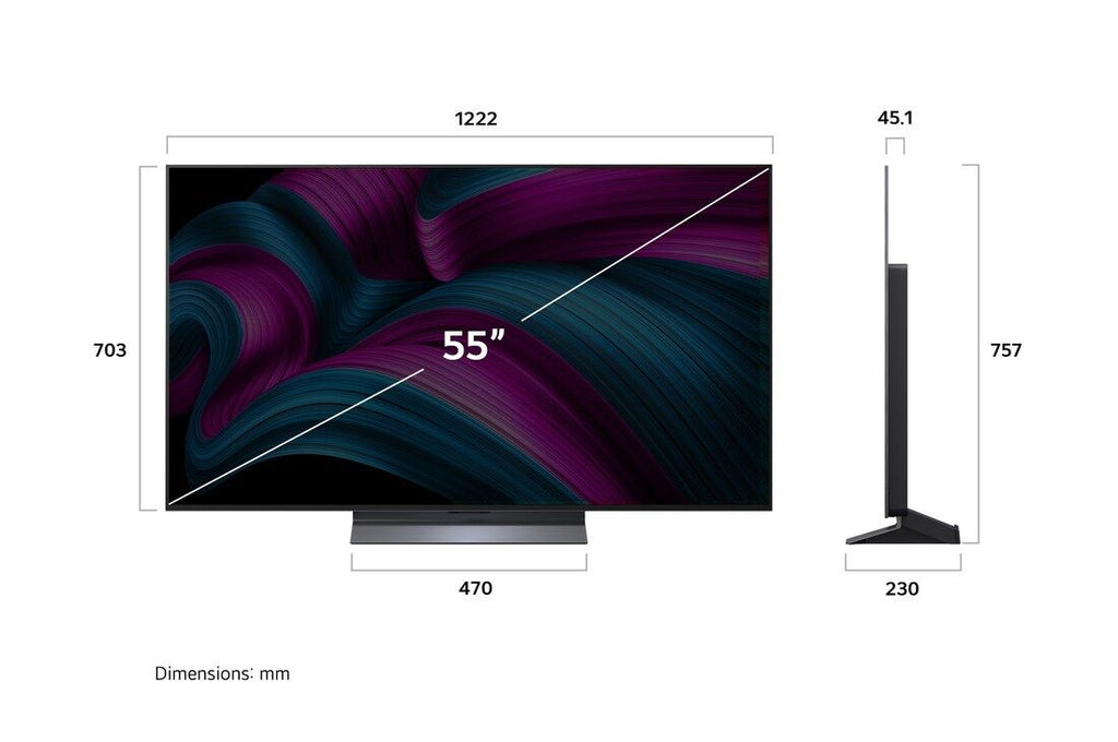 Lg Televisor OLED 55 Smart TV 4K AI UHD OLED55C5ESA 2025 + Magic Remote