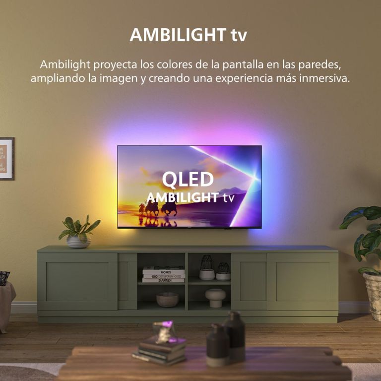 Philips Ambilight TV 50" QLED 4K UHD 50PUD8250
