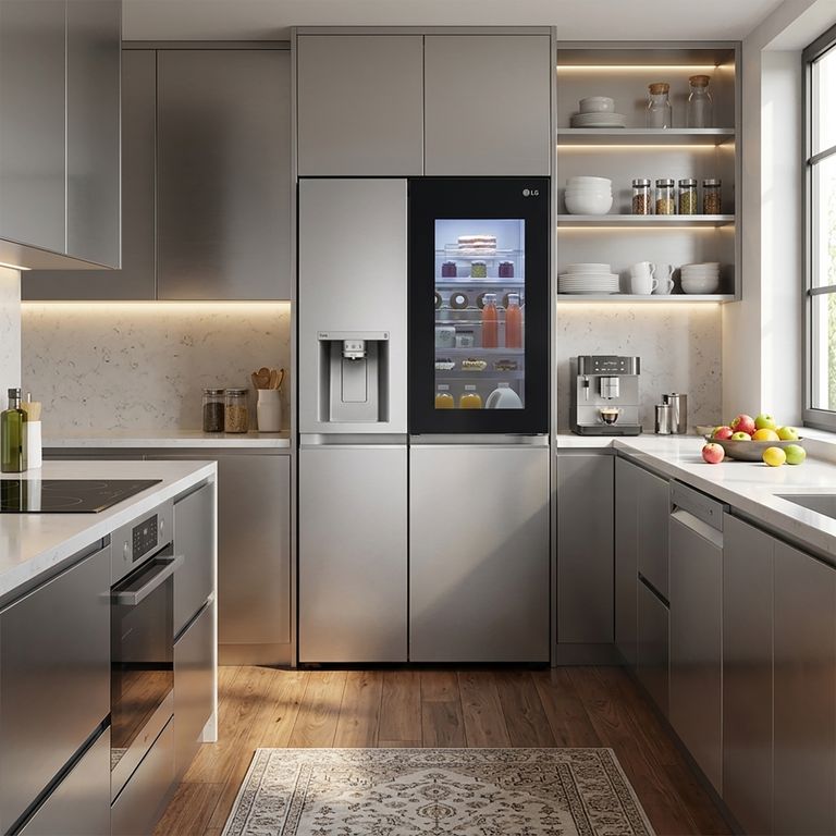 Lg Refrigerador 2 Puertas Side by Side No Frost 598 Litros Inox GS66SXNC