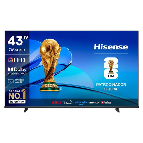 Hisense Smart Tv 43" QLED 4K UHD 43Q6QV