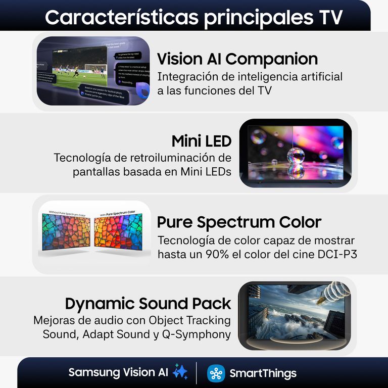 Samsung 85 Mini LED M75H 4K Smart TV 2026