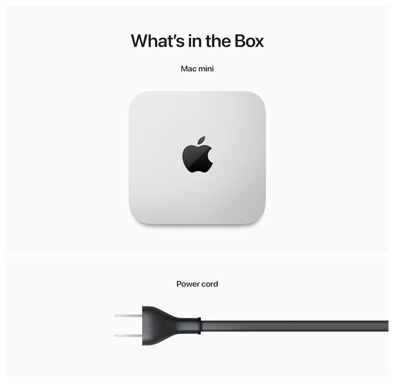 Apple Mac Mini M2 - 2023 - 8GB RAM - 256GB SSD - Plata