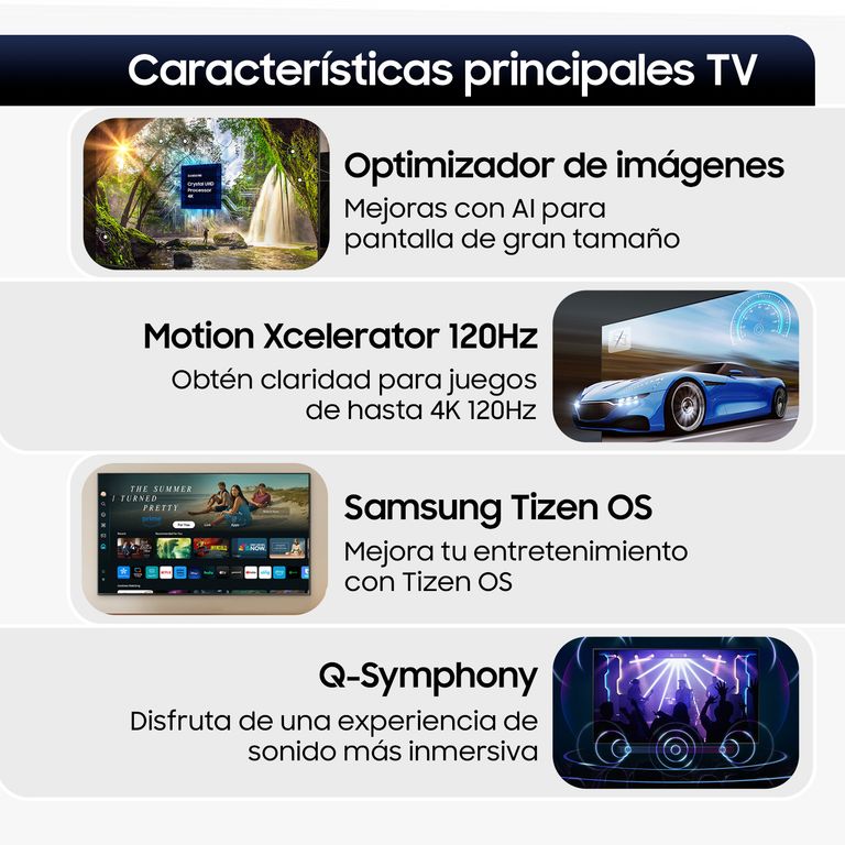 Samsung LED Smart TV 98 DU9000 4K UHD Tizen™ (2024)
