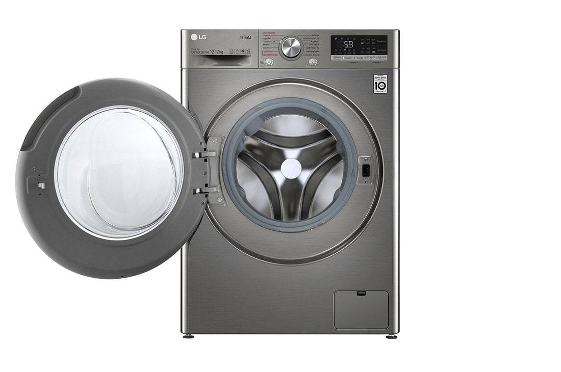 Lg Lavadora Secadora 12Kg7Kg con AIDD™ WD12VVC4S6C